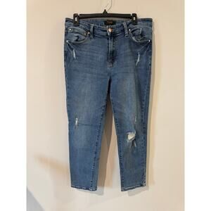 Rachel Roy Blue Denim Straight Leg Jeans – Size 12 / 31